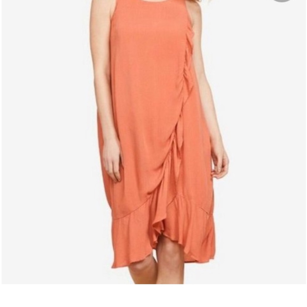 Sleeveless Jessica Simpson Maternity Coral Pink Dress